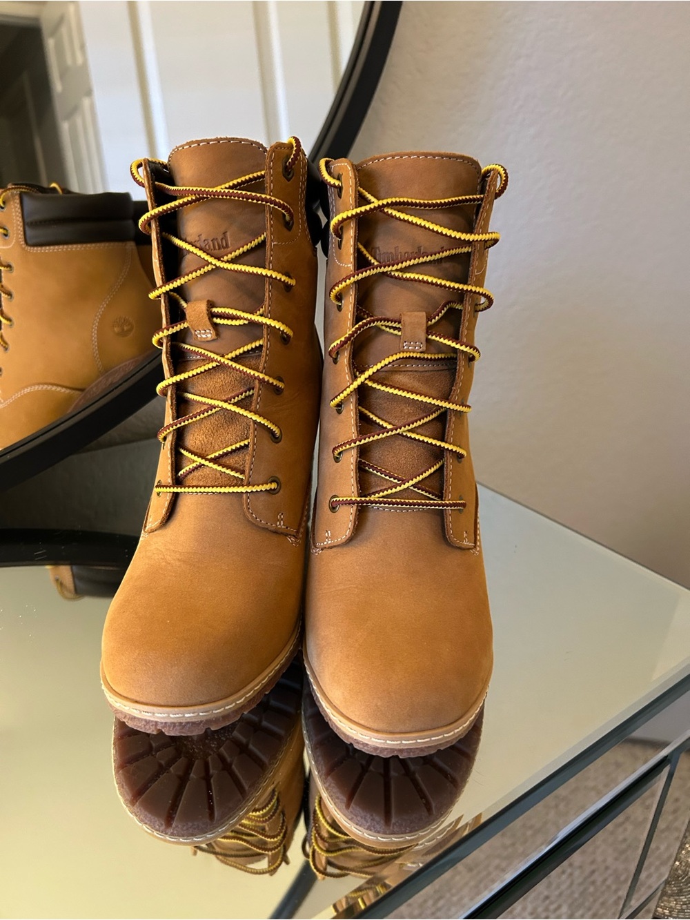 Timberland Women's Wheat Lace-Up Heeled Boot - Picture 3 of 5